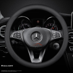 Nahast roolikate Mercedes-Benz GLE S GLE GLS G GL ML R SL GLK 400 450 500 350 320 580 jaoks 38cm Tarvikud gray