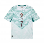 PUMA Cristiano Ronaldo Portugal 2026 v&otilde;&otilde;rsil m&auml;ngija s&auml;rk 'PUMA White Green Lagoon' Meeste 788146-77 XL