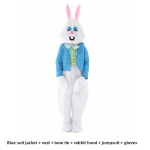 Alice Imedemaal J&auml;nes Laste Cosplay Kost&uuml;&uuml;m Peole Ja Klassiruumis Esinemisteks Set,M blue