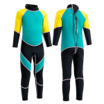 2mm neopreenist laste t&auml;ispikk neopreen&uuml;likond sukeldumine snorgeldamine surfamine ujumine soojus UV-kaitse unisex 4 3-4Y blue