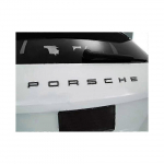 L&auml;ikiv must Porsche kiri tagaluugi embleem 911 Carrera Cayenne Turbo Gt3 jaoks v&auml;hem