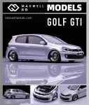 Maxwell 1:64 Golf Gti Mk6 Limited799 Valatud Mudelauto