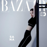 Harper's BAZAAR Korea August 2026 V&auml;ljaanne, Suvev&auml;ljaanne SANA Twice Teema gray