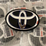 140mm peegelpinnaga esiv&otilde;re embleem 2019 2021 2022 2023 2024 2025 Toyota Corolla jaoks 90975-02124 GT9 8G 90975-02124 must