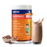 Gritzo SuperMilk Kasv+ (7-12a Poiss), Kahekordne &scaron;okolaad, 400g