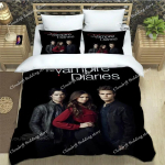 The Vampire Diaries Damon Salvatore Voodipesukomplektid peen vooditarvete komplekt tekikott vooditekkide komplekt voodipesu s&uuml;nnip&auml;evakingitus 140x200cm