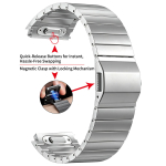 L&otilde;hedeta Titaanist K&auml;ev&otilde;rud Magnetilise Pandlaga Rihm Huawei Watch GT 6 Pro 46mm jaoks Esmaklassiline Metallist K&auml;ev&otilde;ru Rihm Correa Pulseira for Huawei GT6Pro 46 gray