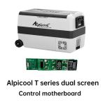 Alpicool Auto k&uuml;lmik Juhtpaneel V&auml;ike s&uuml;gavk&uuml;lmik Kaasaskantav jahedam Koduseks kasutamiseks S&otilde;iduk Veoauto K&uuml;lm Minik&uuml;lmik Bluetoothiga T-series dual screen