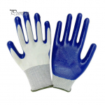 Vastupidavad veekindlad okkakindlad libisemisvastased v&auml;lisaiakaitsekindad valge/sinine