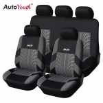 AUTOYOUTH t&auml;iskomplekt Autoistmekate Rehvijoon Istmekatted Auto HALL Autotarvikud Interj&ouml;&ouml;r Universal hall v&auml;rv