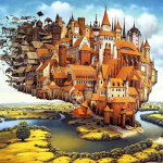 Teemantk&auml;sit&ouml;&ouml; maalimine Teemanttikandid Ristpistekomplektid Universe Sky Castle Mosaiic Wall Arts 30x30CM