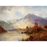 T&auml;isringi puur Teemanttikandid Forest River 5D DIY Teemantmaal Ristpistes Rhinestone 20X30CM