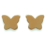 Les Tr&eacute;sors De Lily [E9810] - kullatud  Butterfly of Love  k&otilde;rvar&otilde;ngad - 6x5 mm kuld