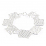 Les Tr&eacute;sors De Lily [F6702] - Bracelet Argent 'Chor&eacute;graphie' h&otilde;be