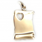 Altesse [G2310] - Pendentif Plaqu&eacute; Or 'Love' dor&eacute; - 18x15 mm kuld