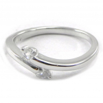 Bague Argent 'C&acirc;lin' 56 valge