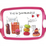 Les Tr&eacute;sors De Lily [M6122] &ndash; suur roosa kandik 'Vive la Gourmandise' (45x28,5 cm) Heleroosa