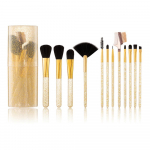 Crystal Cosmetic Brush lauv&auml;rvi puudripintsel Meigipintslid Beauty Tool Foundation Brush lilla