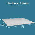 1 tk r&otilde;ivatekid polsterdus pol&uuml;ester vati kangarull polstri teppimiseks v&otilde;i meisterdatud t&auml;idisega kohev puuvill 10 mm