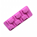 Karu silikoonist pulgakommi vorm 6 tk. DIY k&uuml;psetusvorm pulgakommi toidukvaliteediga silikooniga Heleroosa