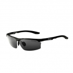 VEITHDIA alumiiniumist magneesiumibr&auml;nd Polarizerd meeste p&auml;ikeseprillid p&auml;ikeseklaasist peegelprillid meestele Meeste oculos masculino 6576 must