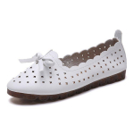 Naiste jalatsid Loafers Naiste jalatsid Mokassiinid Kingad Naiste ehtsast nahast kingad 38 valge