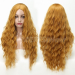 Kaunid pikalainelised juuksed, must s&uuml;nteetiline parukas naistele 27