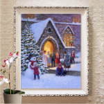 5D DIY Teemantmaal tiiger t&auml;isruudukujuline teemanttikandid kivist pilt kodukaunistusega kingitus Full Round 20X30CM