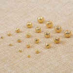 50-200 tk metallist &otilde;rnad &otilde;&otilde;nsad helmed &otilde;&otilde;nsad palliga isetehtud helmed ehete valmistamiseks 6mm 150pcs