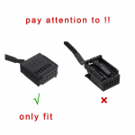 6000CD MP3 helisisendi lisakaabli adapter, mis sobib Ford Focus+ 4x eemaldatava v&otilde;tmekomplekti DVD-m&auml;ngija jaoks