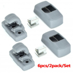 2 X eesmise p&auml;ikesesirmi konksu klambrid 3B0857561B SKODA Fabia Octavia Superb 2002-08 jaoks