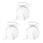 Seinakinnitus TP Link Deco M9 Plus kogu kodu v&otilde;rgusilma WiFi-s&uuml;steemile TPLink Deco M9 Plus WiFi-ruuteri riiuli kaabli haldusklamber US Plug Version (3 Pack)