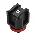 K&uuml;lmakinga adapteri kronstein kerge alumiiniumsulamist koos k&uuml;lmakinnituste pikendusega DSLR ILDC jaoks must