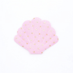 10 tk 76*58 mm s&auml;delevate t&auml;ppidega prinditud kestaga polsterdatud aplikatsioonid isetegemise koogikatte ja beebipeakatete jaoks, BB-klambriga tarvikud, kaunistusplaastrid roosa