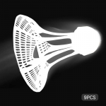 Tuulekindel sulgpall v&auml;lisulgpall tuulekindel plastist palli nailons&uuml;stal 1PCS