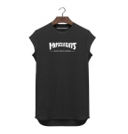 Muscleguys Meeste p&otilde;hilised l&uuml;hikeste varrukatega T-s&auml;rgid Treeninguks Puuvillased lahtised t-s&auml;rgid Mood T&auml;navar&otilde;ivad kirjaga Tr&uuml;kitud mood v&auml;listingimustes isikup&auml;ra t-s&auml;rgid M must