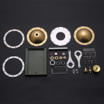 Kuuma &otilde;hu Stirlingi mootori mootorimudel DIY kokkupanemata auruga lendav taldrik t&auml;ismetallist f&uuml;&uuml;sika teaduseksperimendi m&auml;nguasi a kit