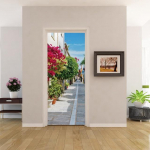 Loomingulised uksekleebised Metsa loodusmuster PVC isekleepuv tapeet Kodukaunistused Seinamaalingud K&uuml;lmkapi kunst plakatid Uksekate 77cm x 200cm