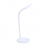 D C5V 4W 14LED lauavalgusti laualamp lambi k&otilde;rval Tundlik puutejuhtimine USB-ga juhitav painduv painutatava toru disain valge
