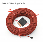 6K s&uuml;sinikkiust k&uuml;ttekaabel 66 oomi/m silikoonkummist soe traat elektrilise teki inkubaatori paljundamiseks