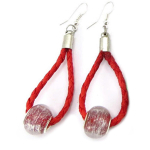 Les Tr&eacute;sors De Lily [R3191] - Etnilised k&otilde;rvar&otilde;ngad  Kilimanjaro  punased - 75x20 mm punane