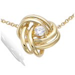 Les Tr&eacute;sors De Lily [R4232] - kullatud ripats  Harmonie  valge kuld - 13 mm valge