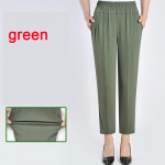 XL-8XL Summer Ice Silk Fat Mother p&uuml;ksid Keskealised vananaiste p&uuml;ksid vanaema lahtised p&uuml;ksid suured 8XL