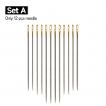 12/36 TK &otilde;mblusn&otilde;elad Mitme suurusega k&uuml;ljelt avatavad roostevabast terasest &otilde;mblemisn&otilde;elad majapidamises kasutatavad k&auml;sit&ouml;&ouml;riistad 12PCS Needle