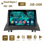 Androidi autoraadio WIFI GPS-navigatsioon Renault Megane 2 jaoks 2002&ndash;2009 Auto Stereo Multimeediumipleieri peaseade 2din 1+16 GB