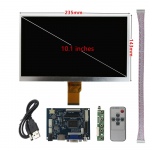 10,1-tolline 1024*600 HDMI-&uuml;hilduv LCD-ekraan koos helidraiveri tahvli monitoriga Raspberry Pi Banana/Orange Pi arvuti jaoks