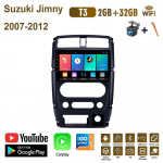 Autoraadio Carplay Suzuki Jimnyle 2007-2012 Android Multimeedia Videopleier GPS Navigatsioon WIFI 2+32GB 2+32GB