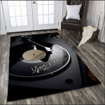 3D-matid Kohandage nime Vin&uuml;&uuml;lplaadivaip Tr&uuml;kitud Graafiline Ruudukujuline Flanell Libisemisvastane Suur vaip Elutuba Kodukaunistus Suur vaip 120cm x 160cm