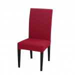 24 v&auml;rvi tooli kate Spandex Stretch elastsed katted &uuml;hev&auml;rvilised toolikatted s&ouml;&ouml;gitoale k&ouml;&ouml;gile pulmapidu hotell universal sizes punane