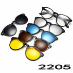 Meeste ja naiste viieosalised magnetilise iminapaga peegliga multifunktsionaalsed polariseeritud p&auml;ikeseprillid, tavalised prillid one size